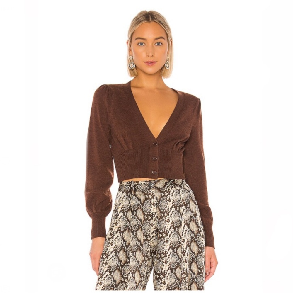 LPA Rosemary Cardigan in Brown Size XL from REVOLVE